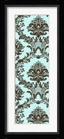 Vivid Damask In Blue II Giclee