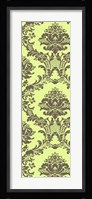 Vivid Damask In Green II Giclee