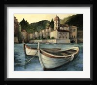 Mediterranean Harbor I Framed Print