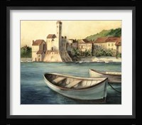 Mediterranean Harbor II Framed Print