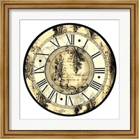 Aged Elegance Clock Giclee