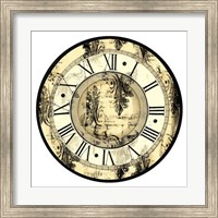 Aged Elegance Clock Giclee
