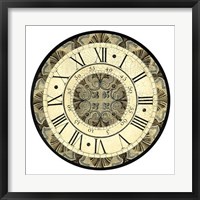 Vintage Motif Clock Giclee