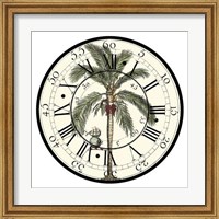 Antique Palm Clock Giclee