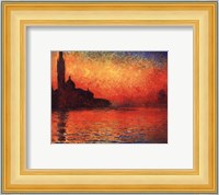 San Giorgio Maggiore at Twilight (Dusk in Venice), c.1908 Fine Art Print