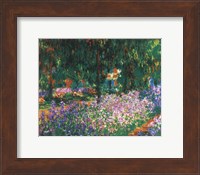 The Artist's Garden at Giverny, c.1900 (green trees) Fine Art Print