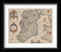 Hibernia Regnum Vulgo Ireland Fine Art Print