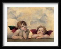 The Cherubim Putti Angels of The Sistine Madonna, c.1514 Fine Art Print