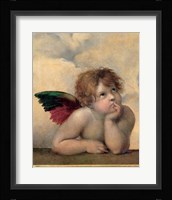 The Cherubim Putti Angels of The Sistine Madonna, c.1514 (detail - left side) Fine Art Print