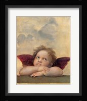 The Cherubim Putti Angels of The Sistine Madonna, c.1514 (detail - right side) Fine Art Print
