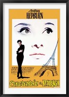 Audrey Hepburn, Funny Face (Italian) Framed Print