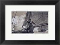 Yachting Girl Fine Art Print