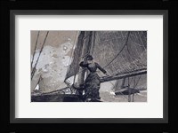 Yachting Girl Fine Art Print