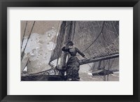 Yachting Girl Fine Art Print