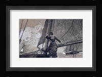 Yachting Girl Fine Art Print