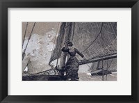 Yachting Girl Fine Art Print