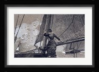 Yachting Girl Fine Art Print