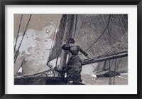 Yachting Girl Fine Art Print