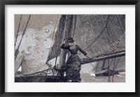 Yachting Girl Fine Art Print