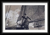 Yachting Girl Fine Art Print