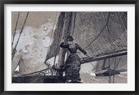 Yachting Girl Fine Art Print