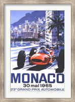 Grand Prix Monaco 30 Mai 1965 Fine Art Print