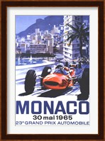 Grand Prix Monaco 30 Mai 1965 Fine Art Print