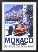 Grand Prix Monaco 30 Mai 1965 Fine Art Print