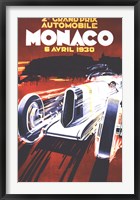 Grand Prix De Monaco 1930 Fine Art Print