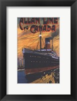 Allan Line To Canada Fine Art Print
