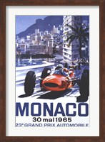 Grand Prix Monaco 30 Mai 1965 Fine Art Print