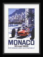 Grand Prix Monaco 30 Mai 1965 Fine Art Print