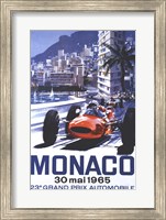 Grand Prix Monaco 30 Mai 1965 Fine Art Print