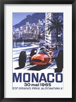Grand Prix Monaco 30 Mai 1965 Fine Art Print