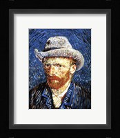 Self-Portrait with Grey Felt Hat, Paris, c.1887 Fine Art Print