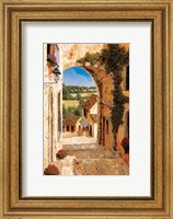 Going Down to the Village Fine Art Print