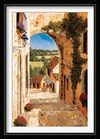 Going Down to the Village Fine Art Print