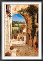 Going Down to the Village Fine Art Print