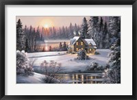 Winter Sunset Fine Art Print