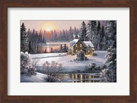 Winter Sunset Fine Art Print