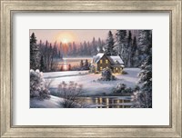 Winter Sunset Fine Art Print