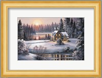 Winter Sunset Fine Art Print