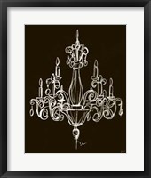 Elegant Chandelier I Framed Print