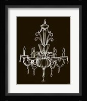 Elegant Chandelier II Framed Print