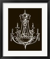 Elegant Chandelier III Framed Print