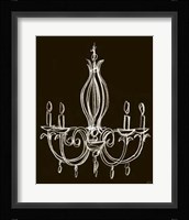 Elegant Chandelier IV Framed Print