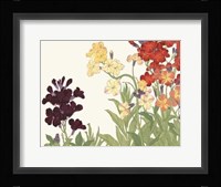 Japanese Flower Garden I Giclee