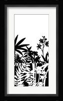 Tropical Silhouette I Framed Print