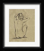 Sophisticated Nude I Framed Print