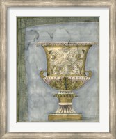 Small Urn And Damask I Fine Art Print